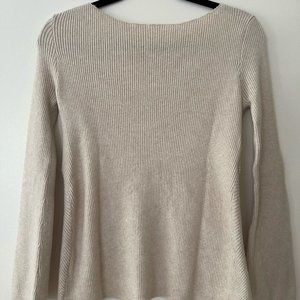 Zara Beige Knit with Cross Over Back Size Small